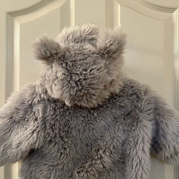 Baby & Child Restoration Hardware Luxe Faux Fur Baby Bunting Gray Fox 0-6 Months - Picture 10 of 12